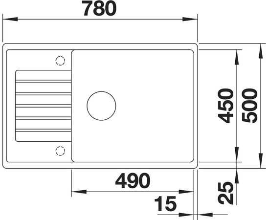 Мойка кухонная Blanco Zia XL 6S Compact 523279 шампань, Название цвета: шампань, изображение 2