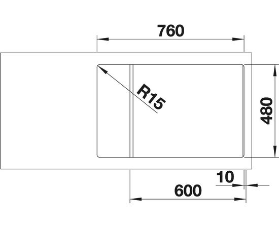 Мойка кухонная Blanco Zia XL 6S Compact 523279 шампань, Название цвета: шампань, изображение 4