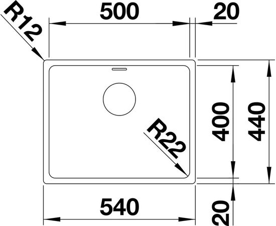 Мойка кухонная Blanco Andano 500-IF, изображение 3