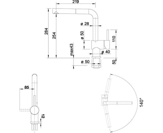 Смеситель Blanco Linus-S-F 514023 для кухонной мойки, изображение 5