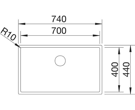 Мойка кухонная Blanco Claron 700-IF, изображение 3