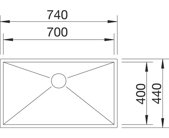 Мойка кухонная Blanco Zerox 700-IF, изображение 3