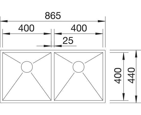 Мойка кухонная Blanco Zerox 400/400-IF, изображение 4