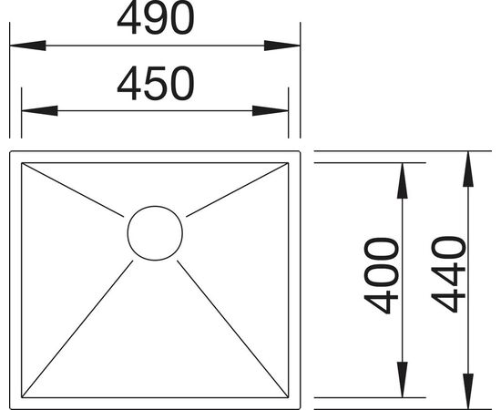 Мойка кухонная Blanco Zerox 450-IF, изображение 3