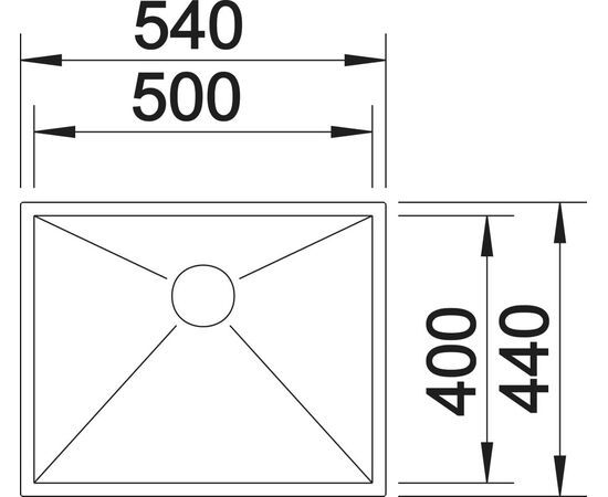 Мойка кухонная Blanco Zerox 500-IF, изображение 4