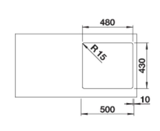 Кухонная мойка Blanco Solis 450-IF  526121, изображение 2