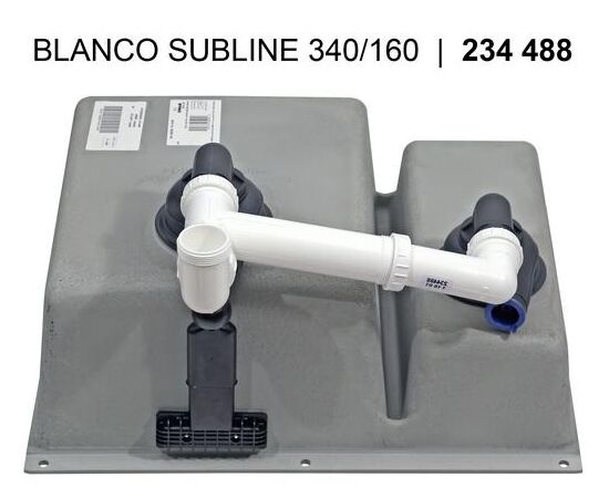 Кухонная мойка Blanco Subline 340/160-F антрацит  523568, изображение 6