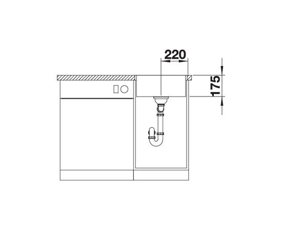 Кухонная мойка Blanco Zerox 400-IF Durinox  523097, изображение 5