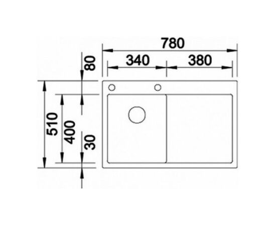 Кухонная мойка Blanco Claron 4 S-IF чаша слева  521624, изображение 5