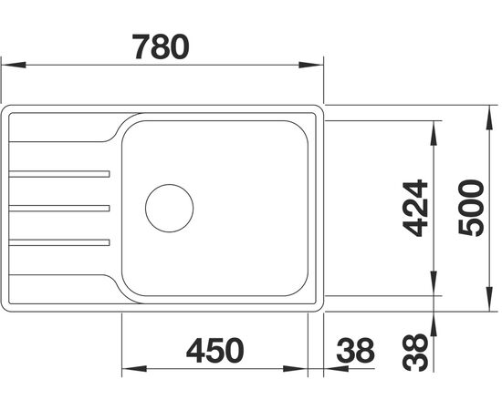 Кухонная мойка Blanco Lemis XL 6 S-IF Compact  525111, изображение 3