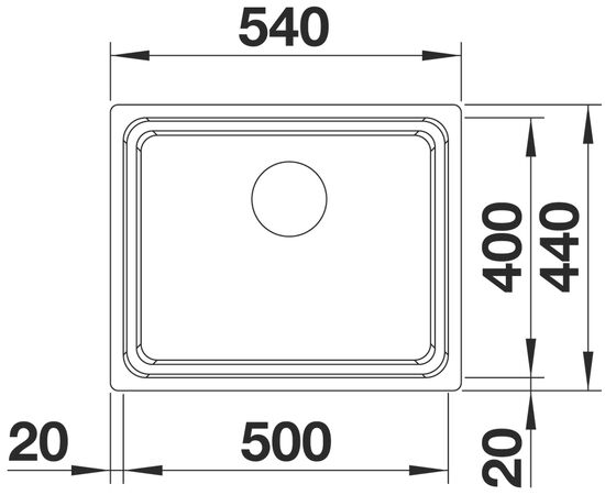 Кухонная мойка Blanco Etagon 500-U  521841, изображение 8