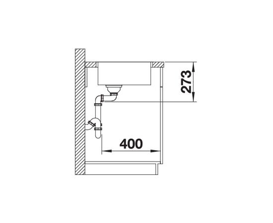 Кухонная мойка Blanco Zerox 340-IF Durinox  523096, изображение 6