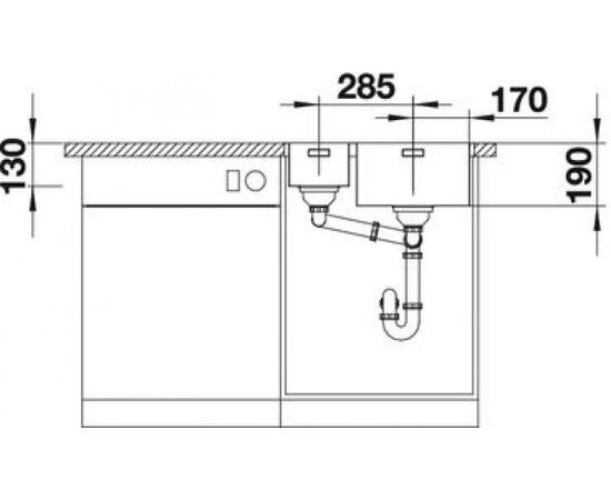 Кухонная мойка Blanco Andano 340/180-IF/A  525247, изображение 7