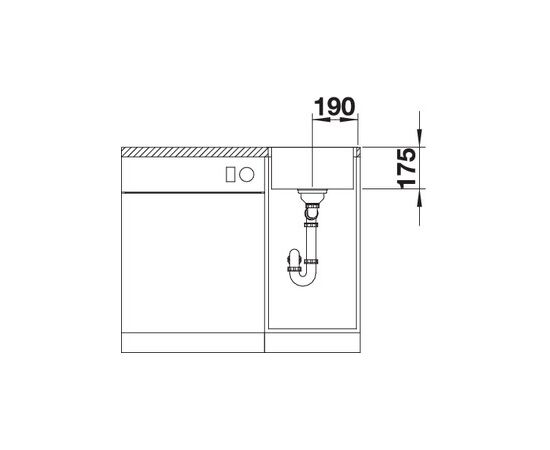 Кухонная мойка Blanco Zerox 340-IF Durinox  523096, изображение 5