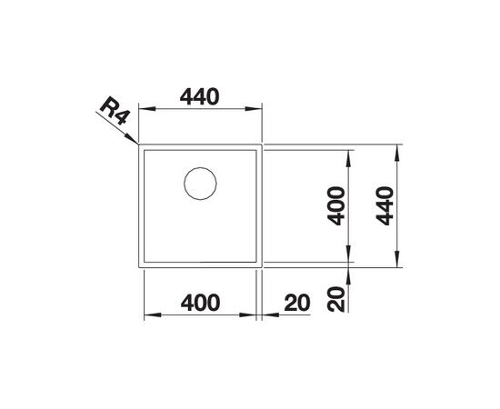 Кухонная мойка Blanco Zerox 400-U Durinox  521558, изображение 4