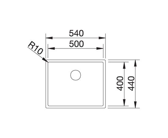 Кухонная мойка Blanco Claron 500-IF Durinox  523390, изображение 4