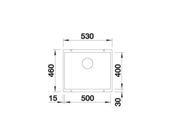 Кухонная мойка Blanco Rotan 500-U белый  523076, Название цвета: белый, изображение 3