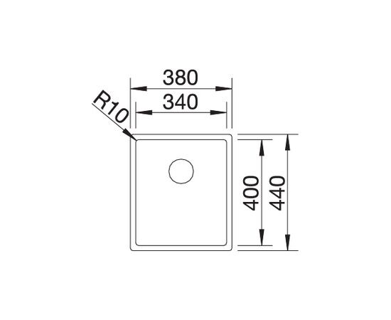 Кухонная мойка Blanco Claron 340-IF Durinox  523388, изображение 4