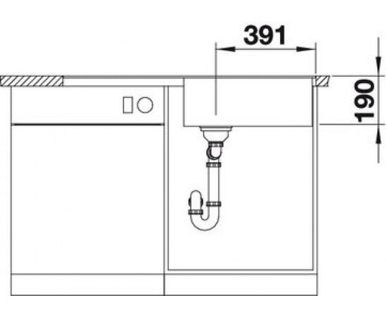 Кухонная мойка Blanco Metra XL 6 S-F жасмин  516523, изображение 5