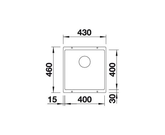 Кухонная мойка Blanco Rotan 400-U кофе  521337, изображение 3