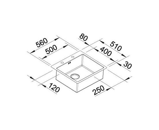 Кухонная мойка Blanco Claron 500-IF/A Durinox  523393, изображение 9