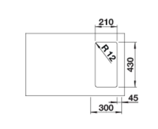 Кухонная мойка Blanco Solis 180-IF  526114, изображение 2